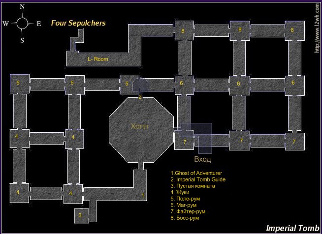 Карта Imperial Tomb